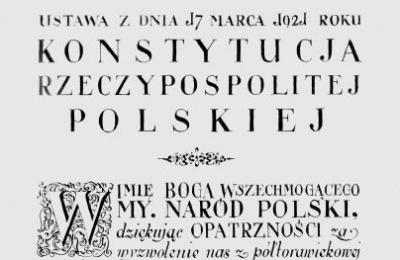 Konstytucje II Rzeczypospolitej (1)